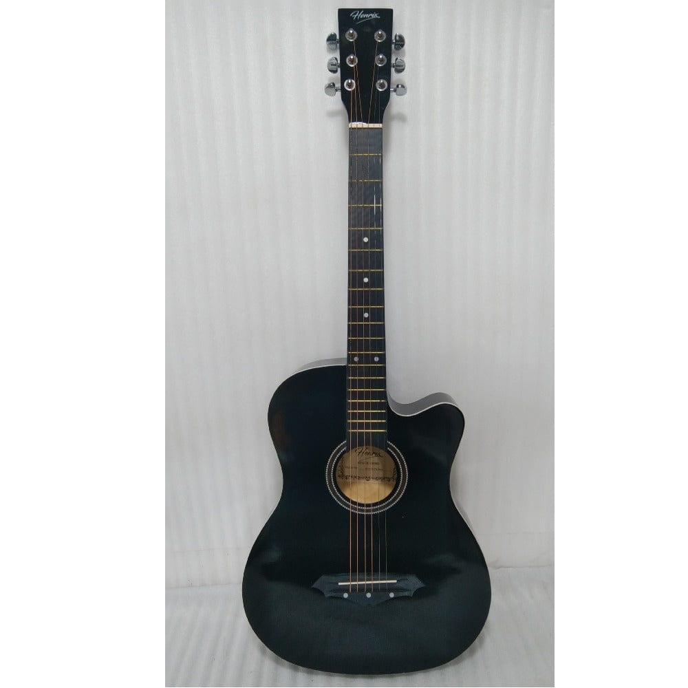 henrix acoustic guitars 202301969420 henrix 38c cutaway acoustic guitar - open box b stock