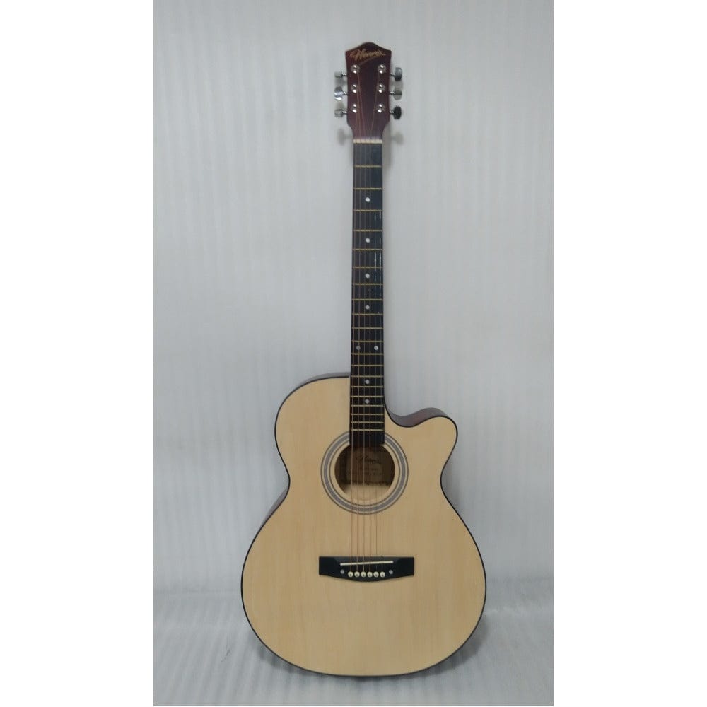 henrix acoustic guitars 202301993126 henrix 40c 40-inch cutaway acoustic guitar with dual action truss rod, gigbag, picks, string set, strap, cloth & ebook - open box b stock #barcode_