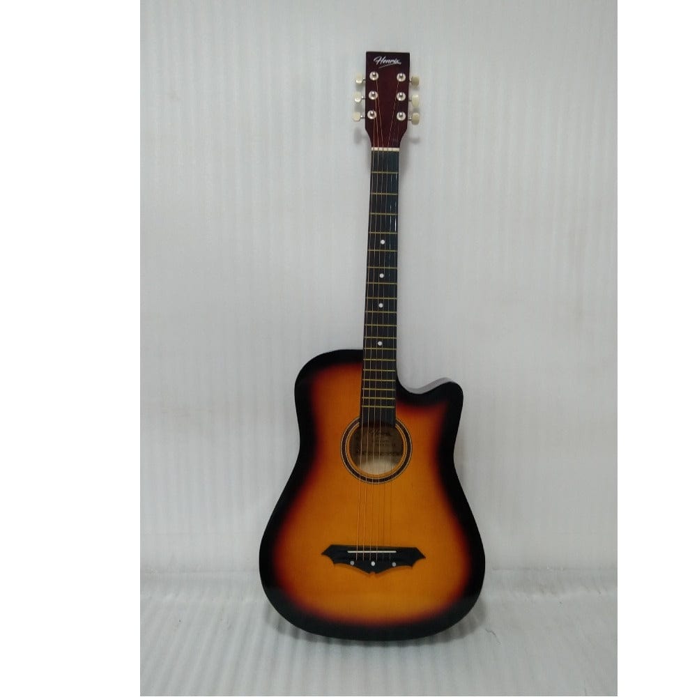henrix acoustic guitars 202401009832 henrix 38c cutaway acoustic guitar - open box b stock #barcode_202401009832
