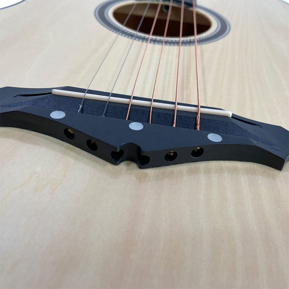 henrix acoustic guitars henrix 38c 38 inch cutaway acoustic guitar with dual action truss rod, gigbag, picks, string set, strap, cloth & ebook