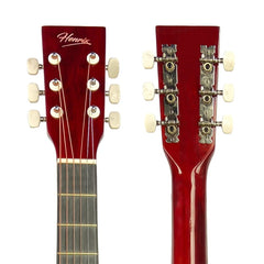Henrix Acoustic Guitars Henrix 38C 38 Inch Cutaway Acoustic Guitar with Dual Action Truss Rod, Gigbag, Picks, String Set, Strap, Cloth & Ebook