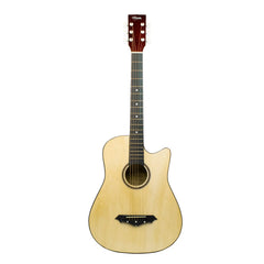 Henrix Acoustic Guitars Henrix 38C 38 Inch Cutaway Acoustic Guitar with Dual Action Truss Rod, Gigbag, Picks, String Set, Strap, Cloth & Ebook