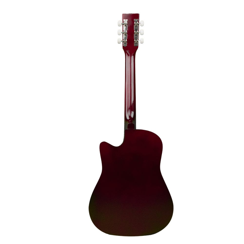 henrix acoustic guitars henrix 38c 38 inch cutaway acoustic guitar with dual action truss rod, gigbag, picks, string set, strap, cloth & ebook #model_standard,color_natural,orientation_right-handed