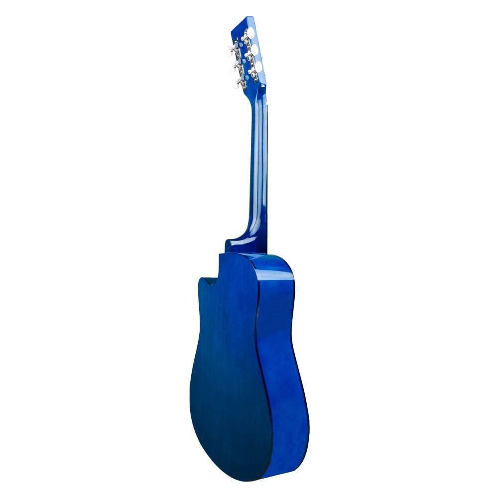 henrix acoustic guitars standard / blue burst / right handed henrix 38c 38 inch cutaway acoustic guitar with dual action truss rod, gigbag, picks, string set, strap, cloth & ebook #model_standard,color_blue-burst,orientation_right-handed