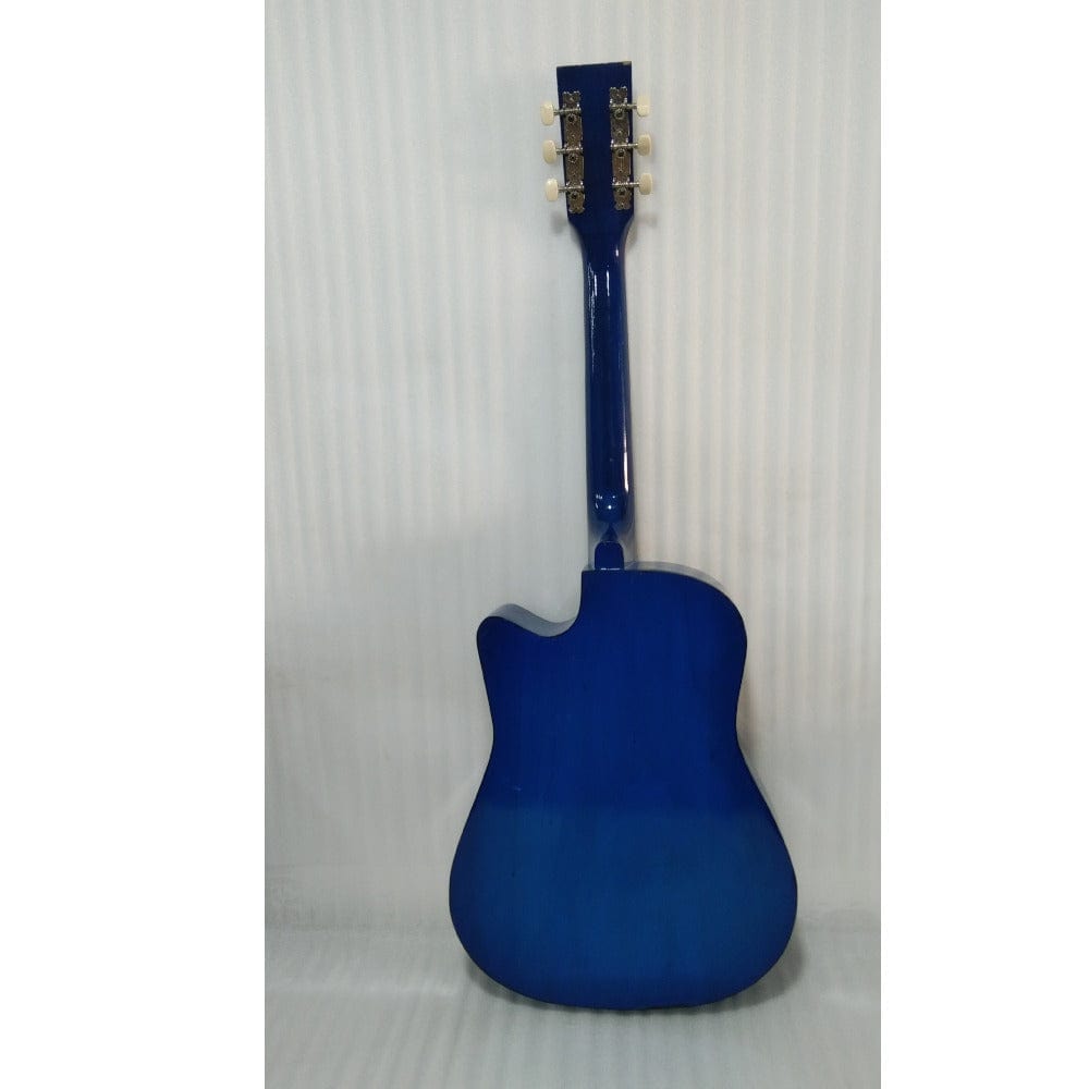 henrix acoustic guitars henrix 38c 38 inch cutaway acoustic guitar with dual action truss rod, gigbag, picks, string set, strap, cloth & ebook - open box b stock