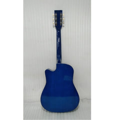 Henrix Acoustic Guitars Henrix 38C 38 inch Cutaway Acoustic Guitar with Dual Action Truss Rod, Gigbag, Picks, String Set, Strap, Cloth & Ebook - Open Box B Stock