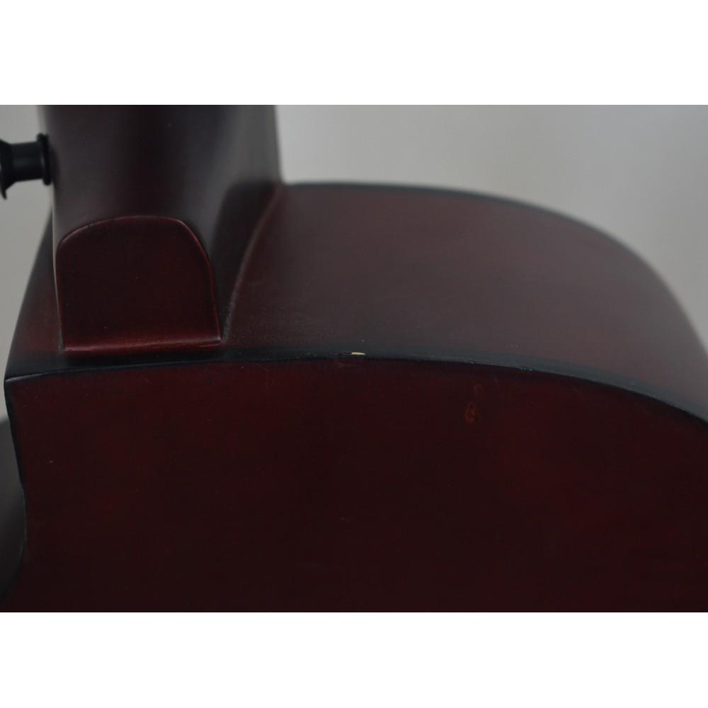 henrix acoustic guitars henrix 38c cutaway acoustic guitar - natural - open box b stock