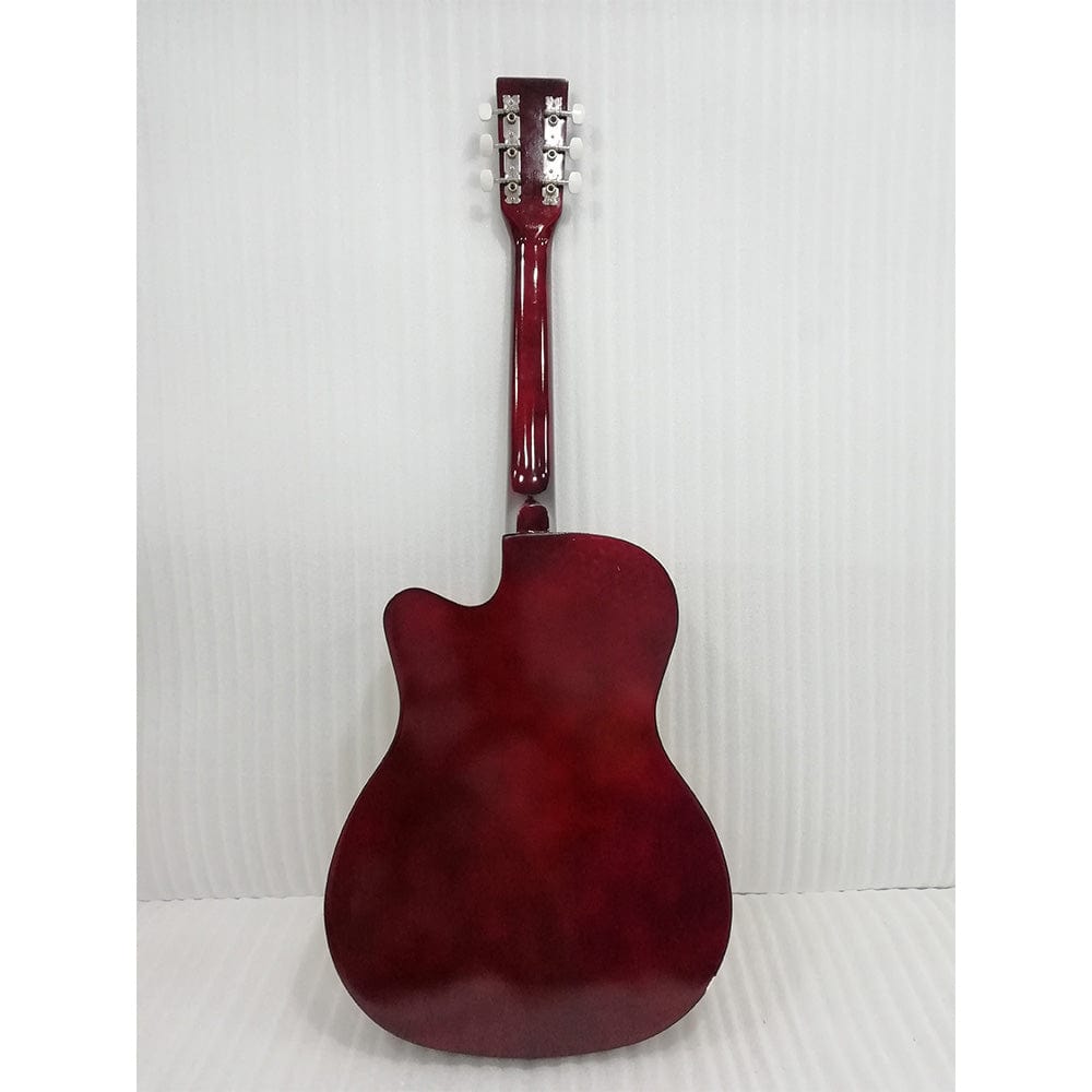 henrix acoustic guitars henrix 38c cutaway acoustic guitar - natural - open box b stock