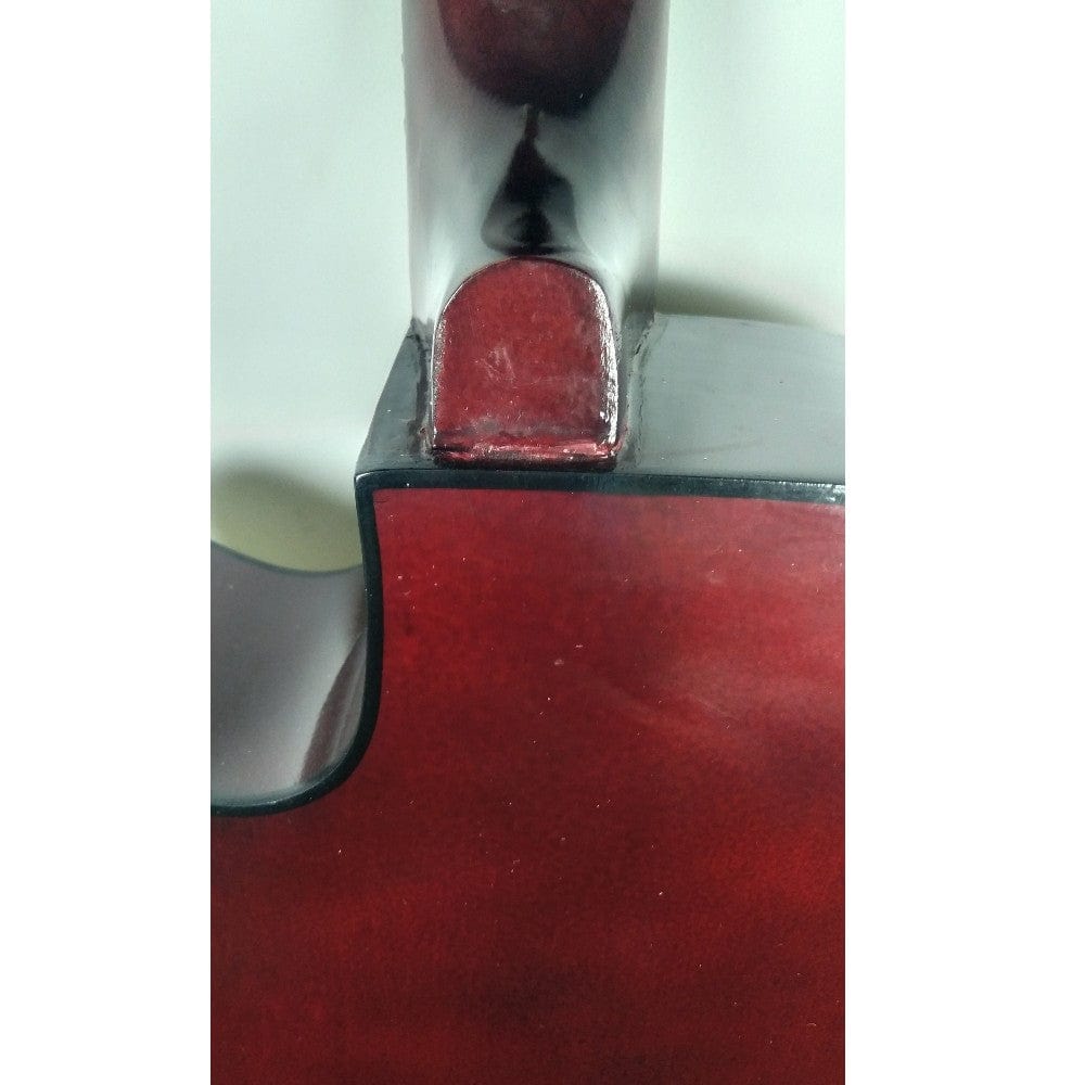 henrix acoustic guitars henrix 38c cutaway acoustic guitar - natural - open box b stock