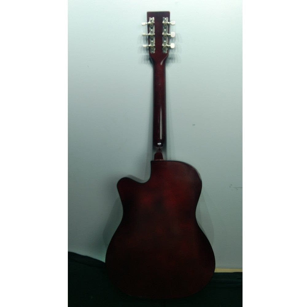 henrix acoustic guitars henrix 38c cutaway acoustic guitar - natural - open box b stock