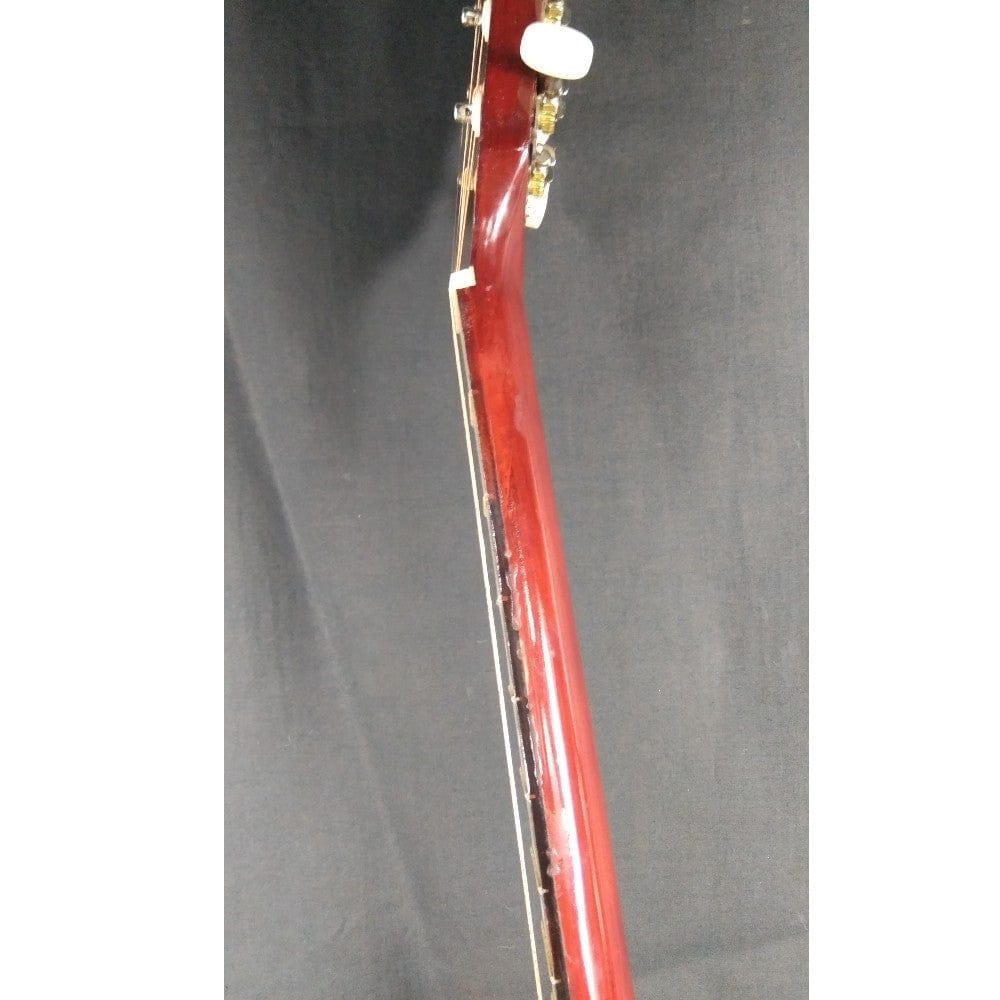 henrix acoustic guitars henrix 38c cutaway acoustic guitar - natural - open box b stock