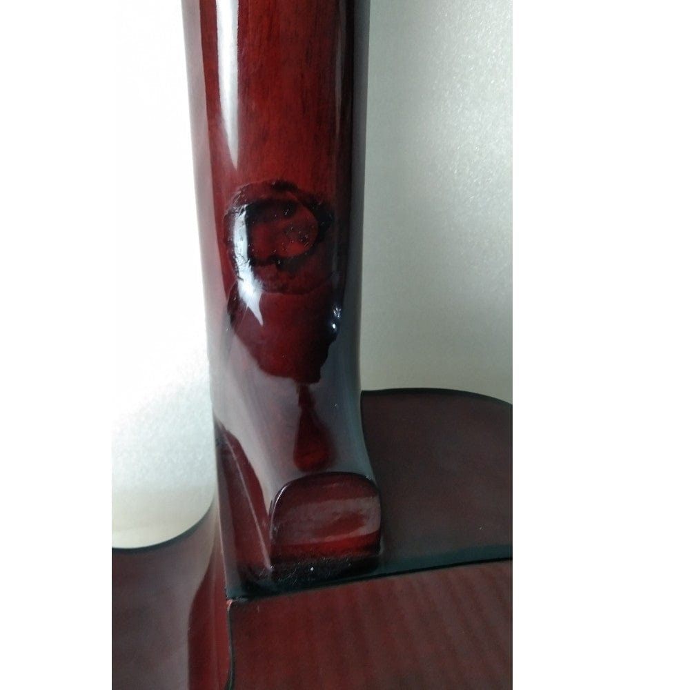 henrix acoustic guitars henrix 38c cutaway acoustic guitar - natural - open box b stock