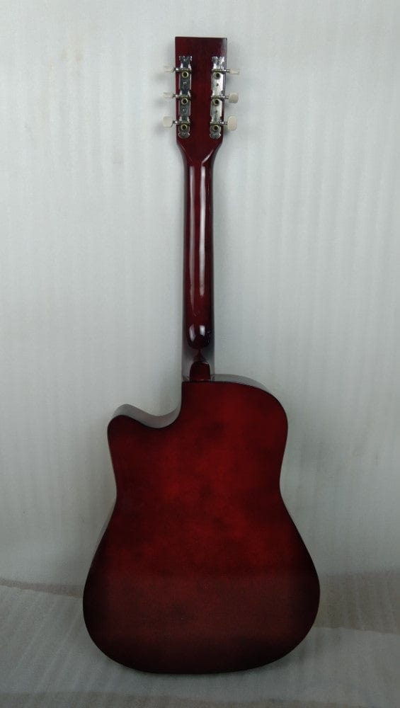 henrix acoustic guitars henrix 38c cutaway acoustic guitar - natural - open box b stock