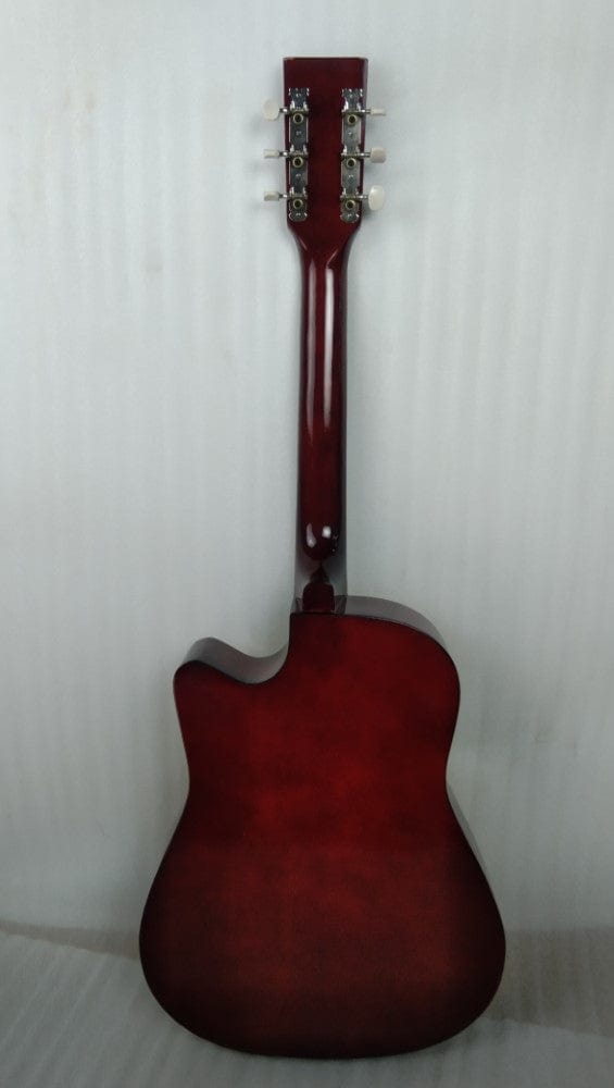 henrix acoustic guitars henrix 38c cutaway acoustic guitar - natural - open box b stock