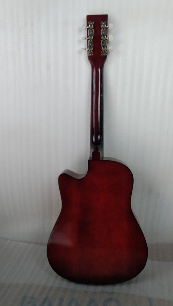 henrix acoustic guitars henrix 38c cutaway acoustic guitar - natural - open box b stock