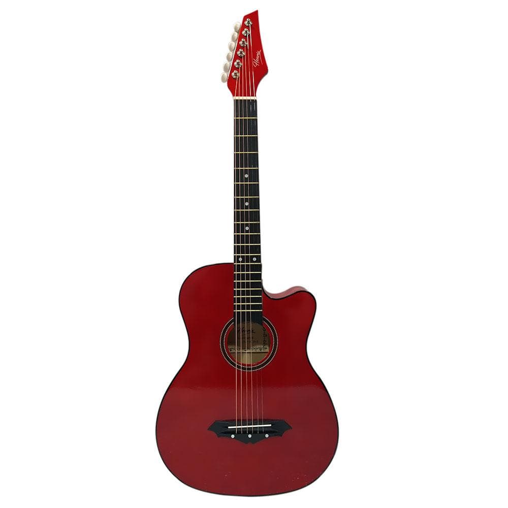 henrix acoustic guitars henrix 38c cutaway acoustic guitar - open box