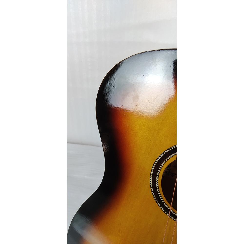 henrix acoustic guitars henrix 38c cutaway acoustic guitar - open box b stock #barcode_202101577229