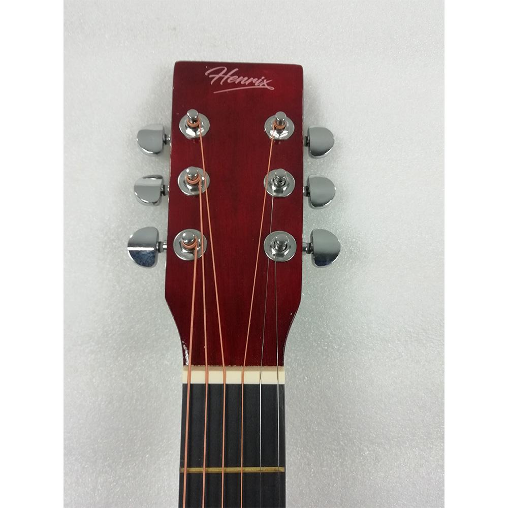 henrix acoustic guitars henrix 38c cutaway acoustic guitar - open box b stock #barcode_202101577229