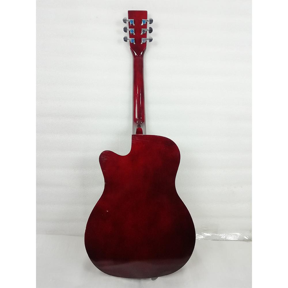 henrix acoustic guitars henrix 38c cutaway acoustic guitar - open box b stock #barcode_202101577229