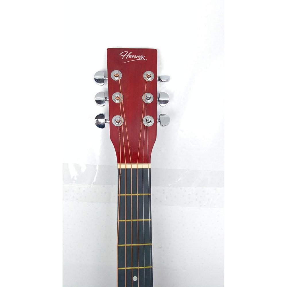 henrix acoustic guitars henrix 38c cutaway acoustic guitar - open box b stock #barcode_nonbarcode022