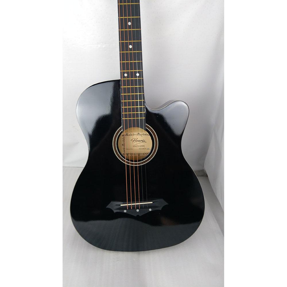 henrix acoustic guitars henrix 38c cutaway acoustic guitar - open box b stock #barcode_202401023330
