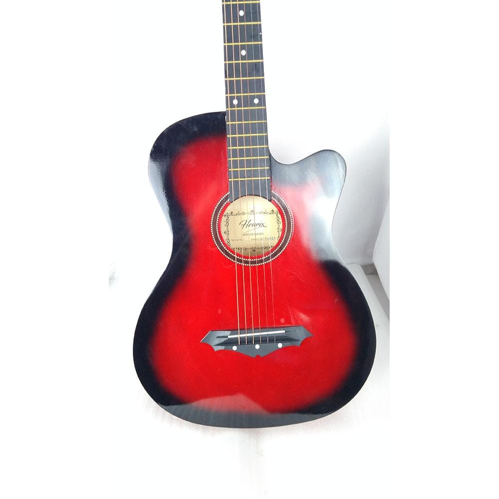 henrix acoustic guitars henrix 38c cutaway acoustic guitar - open box b stock #barcode_202101735131