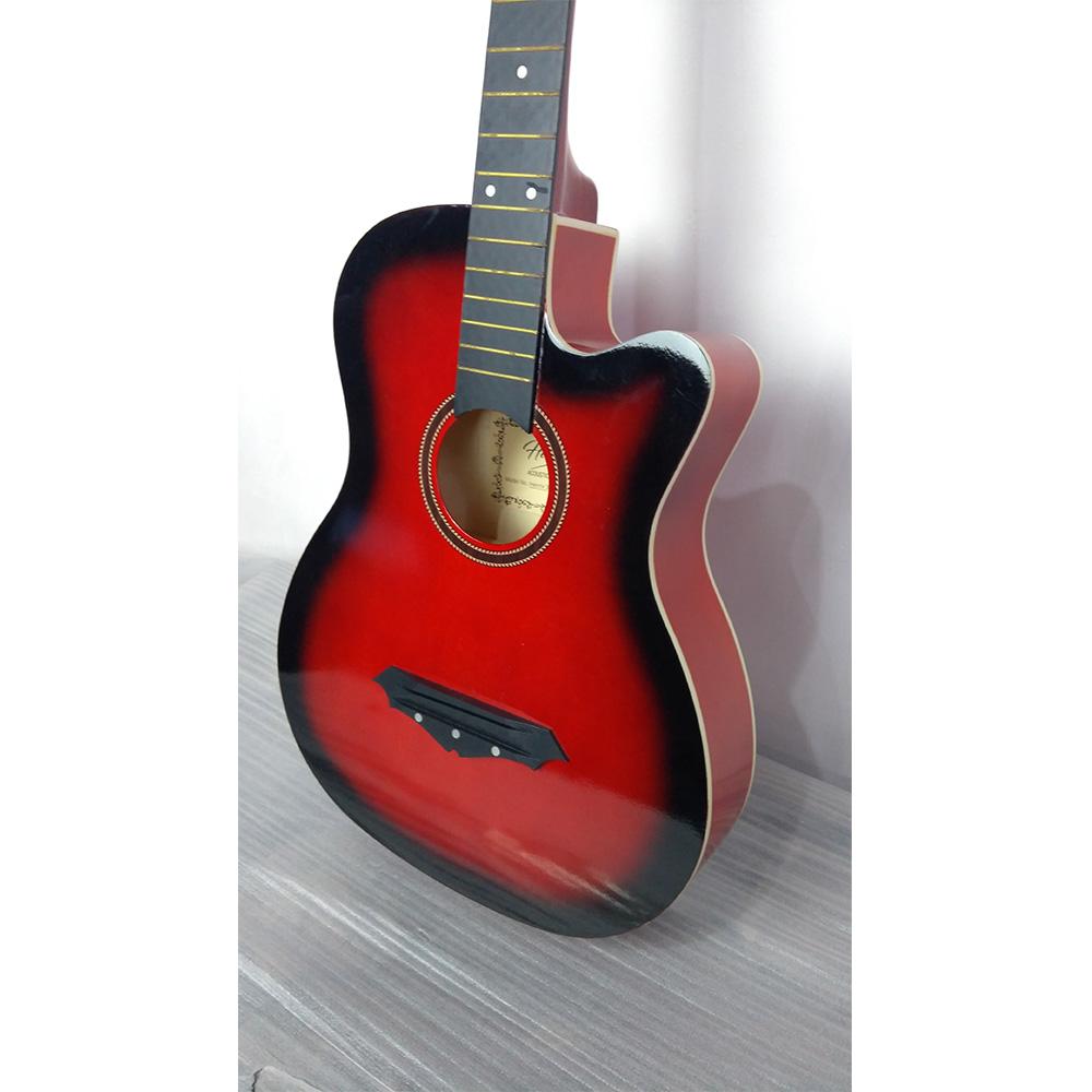 henrix acoustic guitars henrix 38c cutaway acoustic guitar - open box b stock #barcode_202101577719