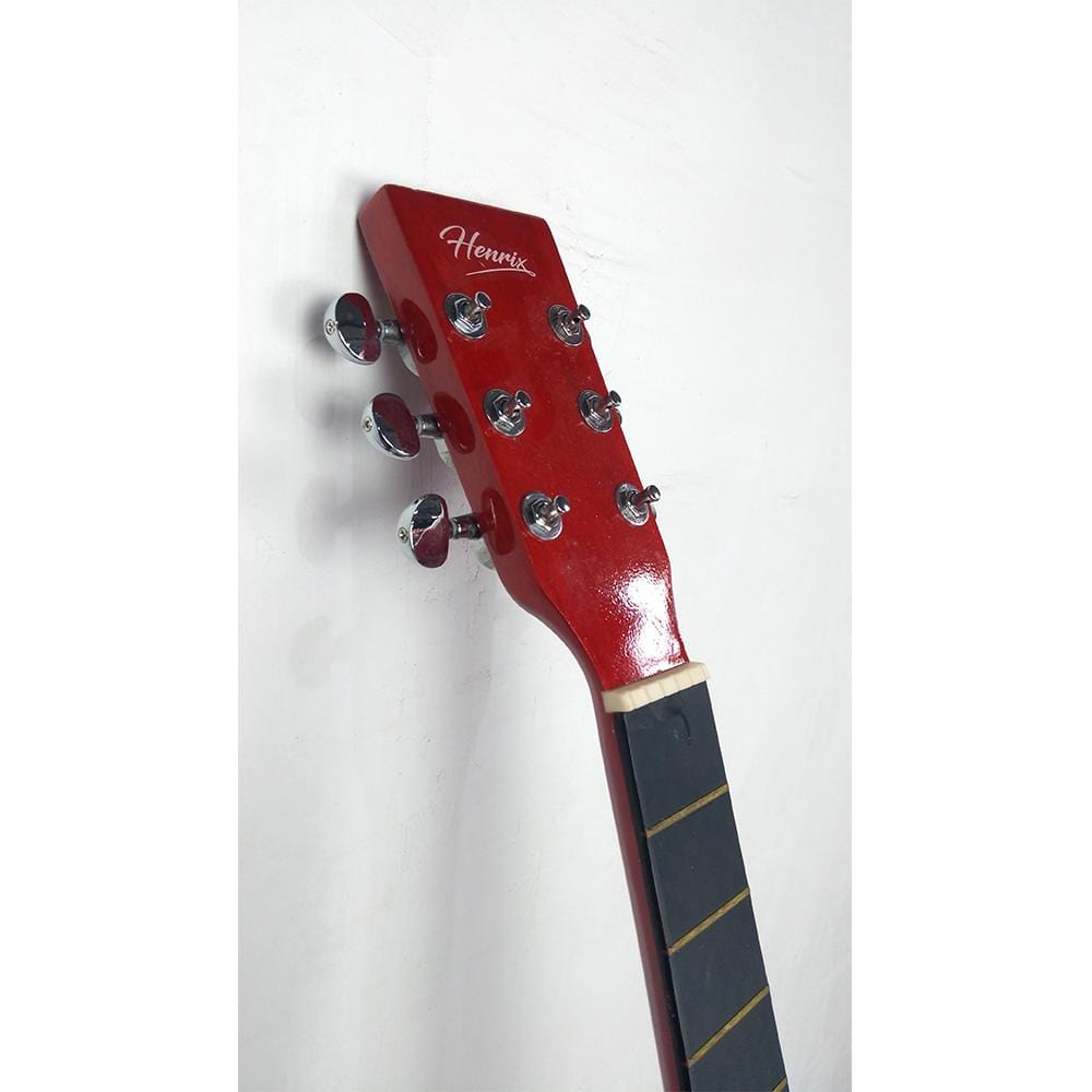 henrix acoustic guitars henrix 38c cutaway acoustic guitar - open box b stock #barcode_202101577719