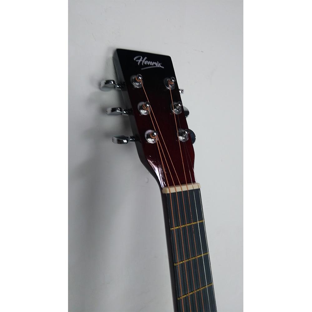 henrix acoustic guitars henrix 38c cutaway acoustic guitar - open box b stock #barcode_202101734958