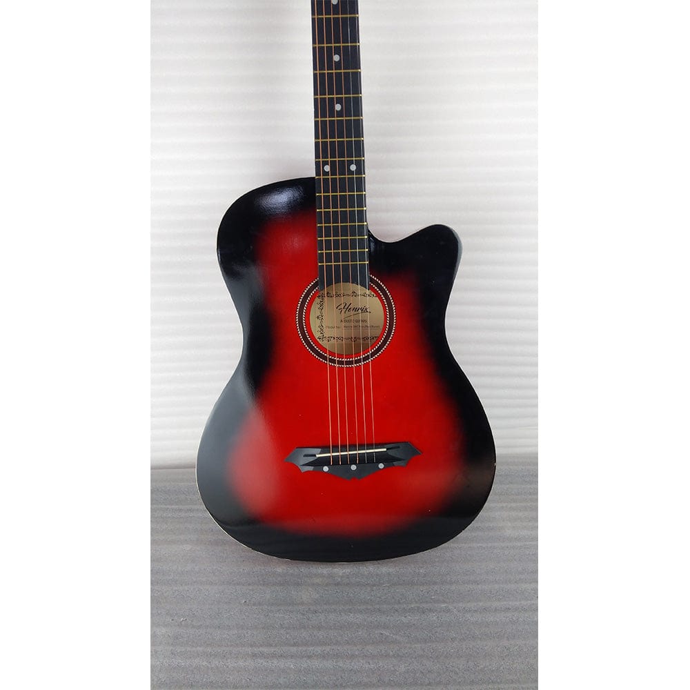 henrix acoustic guitars henrix 38c cutaway acoustic guitar - open box b stock #barcode_202101810687