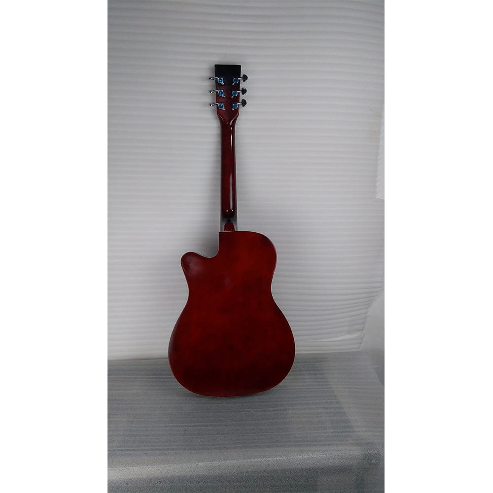 henrix acoustic guitars henrix 38c cutaway acoustic guitar - open box b stock