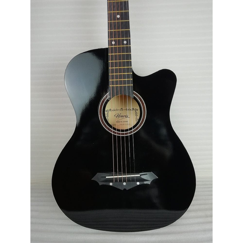 henrix acoustic guitars henrix 38c cutaway acoustic guitar - open box b stock #barcode_202401023330