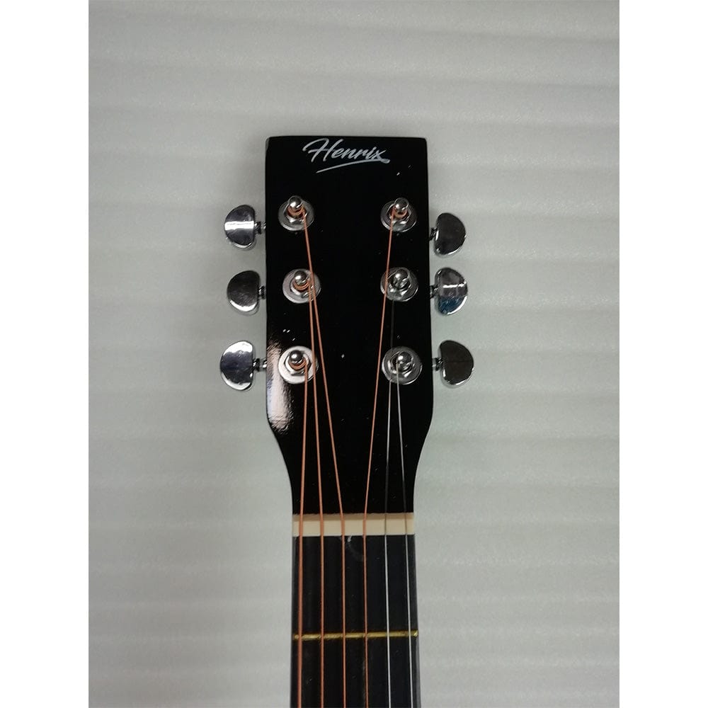 henrix acoustic guitars henrix 38c cutaway acoustic guitar - open box b stock #barcode_202401023330