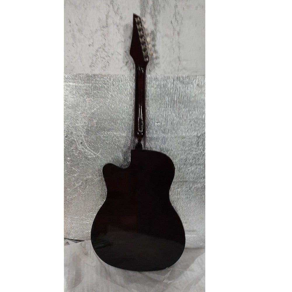 henrix acoustic guitars henrix 38c cutaway acoustic guitar - open box b stock #barcode_202101761460