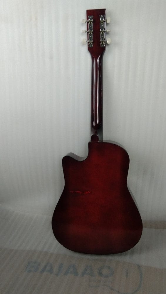 henrix acoustic guitars henrix 38c cutaway acoustic guitar - open box b stock