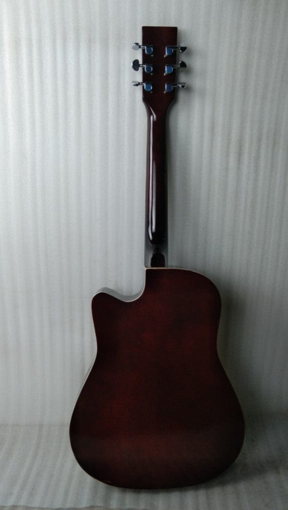 henrix acoustic guitars henrix 38c cutaway acoustic guitar - open box b stock