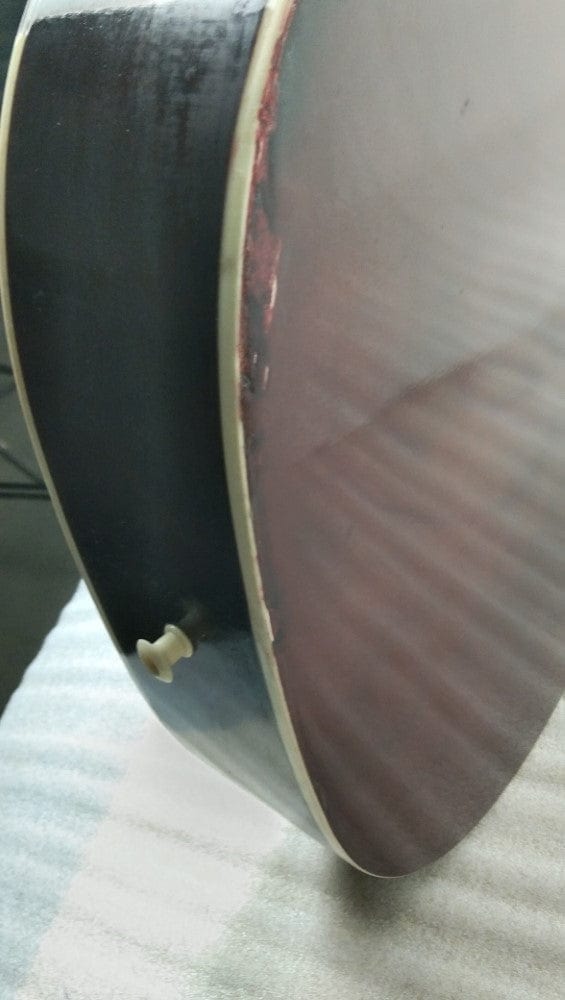 henrix acoustic guitars henrix 38c cutaway acoustic guitar - open box b stock