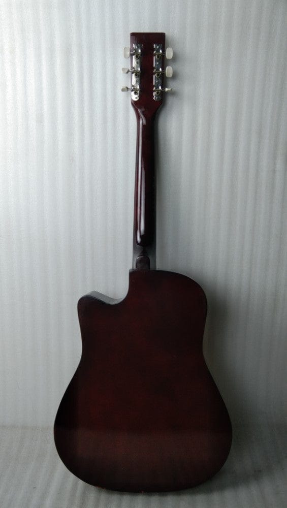 henrix acoustic guitars henrix 38c cutaway acoustic guitar - open box b stock