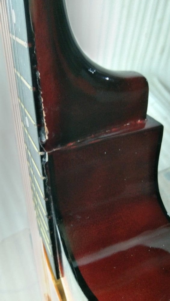 henrix acoustic guitars henrix 38c cutaway acoustic guitar - open box b stock