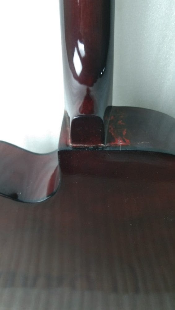 henrix acoustic guitars henrix 38c cutaway acoustic guitar - open box b stock