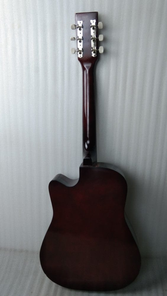 henrix acoustic guitars henrix 38c cutaway acoustic guitar - open box b stock