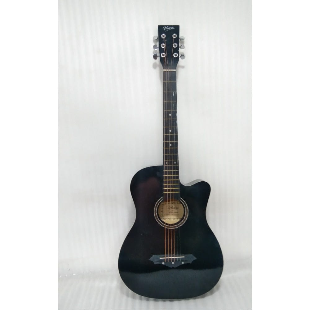 henrix acoustic guitars henrix 38c cutaway acoustic guitar - open box b stock #barcode_202401023330