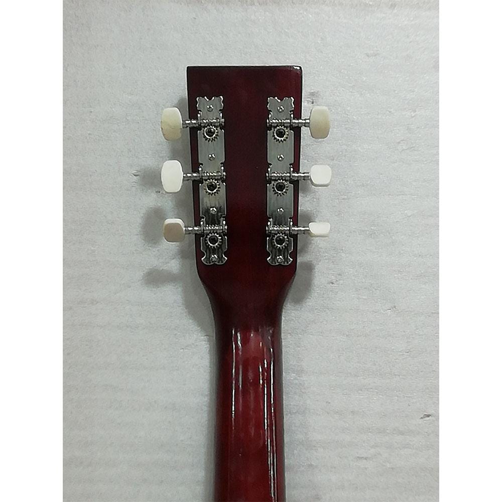 henrix acoustic guitars henrix 38c cutaway acoustic guitar with dual action truss rod, gigbag, picks, string set, strap, cloth & ebook - open box b stock