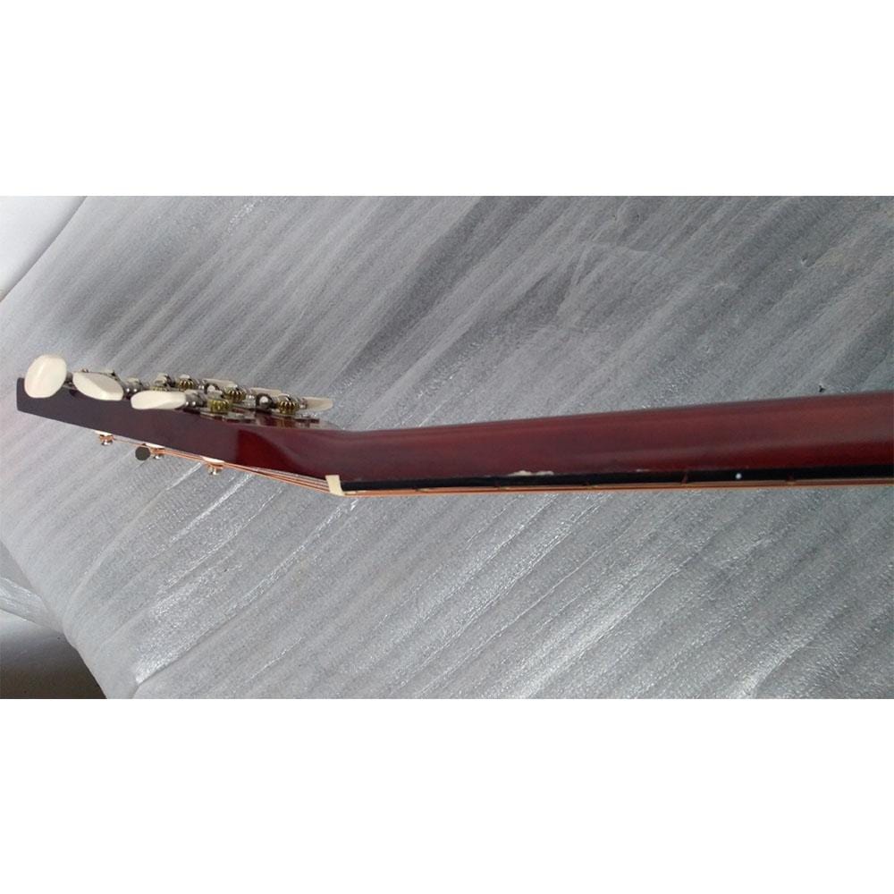 henrix acoustic guitars henrix 38c cutaway acoustic guitar with dual action truss rod, gigbag, picks, string set, strap, cloth & ebook - open box b stock #barcode_202101650109