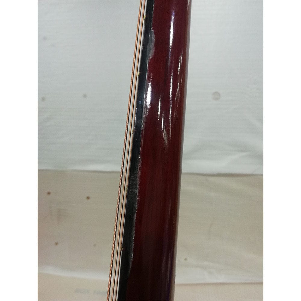henrix acoustic guitars henrix 38c cutaway acoustic guitar with dual action truss rod, gigbag, picks, string set, strap, cloth & ebook - open box b stock #barcode_202101680654
