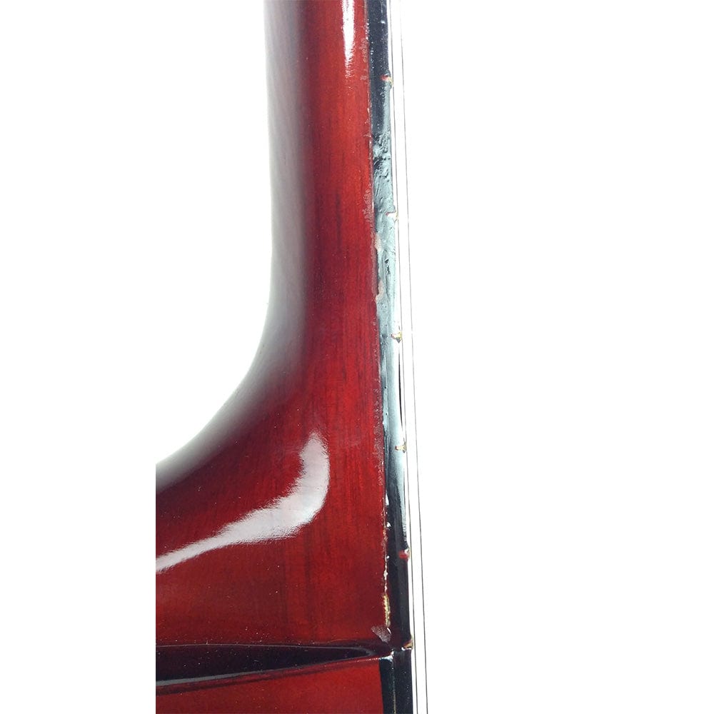 henrix acoustic guitars henrix 38c cutaway acoustic guitar with dual action truss rod, gigbag, picks, string set, strap, cloth & ebook - open box b stock #barcode_202101680818