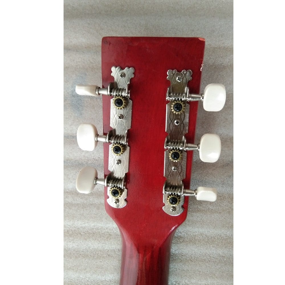 henrix acoustic guitars henrix 38c cutaway acoustic guitar with dual action truss rod, gigbag, picks, string set, strap, cloth & ebook - open box b stock
