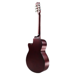 Henrix Acoustic Guitars Henrix 40C 40-Inch Cutaway Acoustic Guitar with Dual Action Truss Rod, Gigbag, Picks, String Set, Strap, Cloth & Ebook