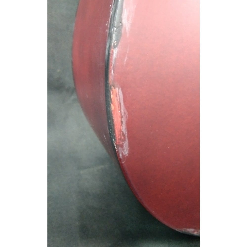 henrix acoustic guitars henrix 40c 40-inch cutaway acoustic guitar with dual action truss rod, gigbag, picks, string set, strap, cloth & ebook - open box b stock #barcode_