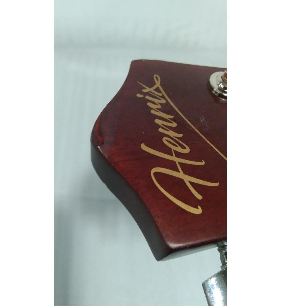 henrix acoustic guitars henrix 40c 40-inch cutaway acoustic guitar with dual action truss rod, gigbag, picks, string set, strap, cloth & ebook - open box b stock #barcode_